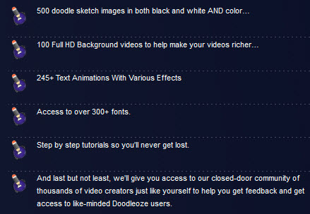 Doodleoze Review - Best #1 Easily Create Awesome, Professional Doodle Videos To Get More Likes, Clicks & Sales, or Sell Them To People Who Are More Than Willing To Pay Good Money. Groundbreaking App Which Makes Blackboard, Whiteboard, Greenboard & Even Glassboard Doodle Videos In Minutes! No Tech or Design Skills are Needed. 9 Doodleoze-Review-Adv-Features2