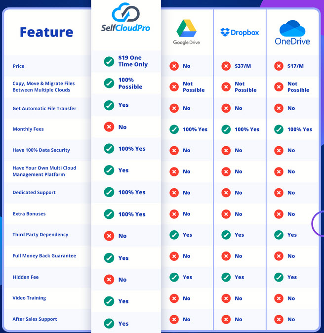 SelfCloudPro-Review-Vs-Competitors