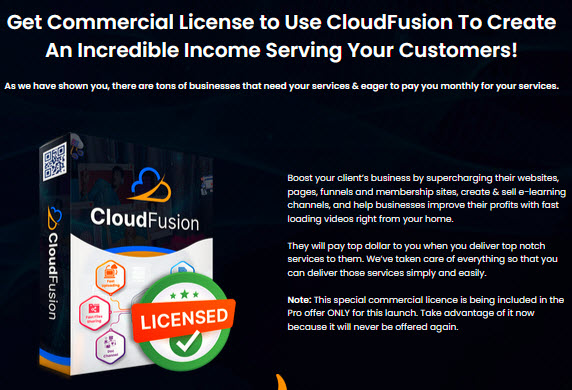 CloudFusion Review Commercial license