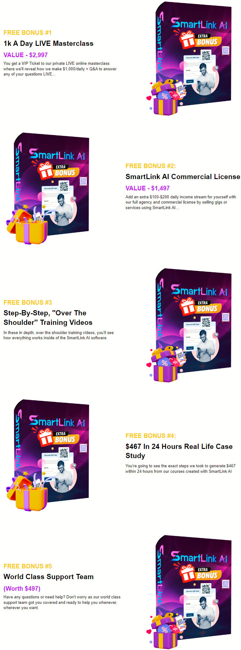 SmartLink AI Review Bonuses