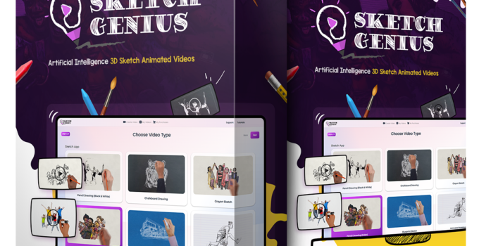 SketchGenius Review – Turn Photos into High Impact 3D Sketch Animated Videos Using Next-Gen Artificial Intelligence